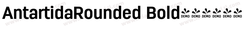 AntartidaRounded Bold字体转换